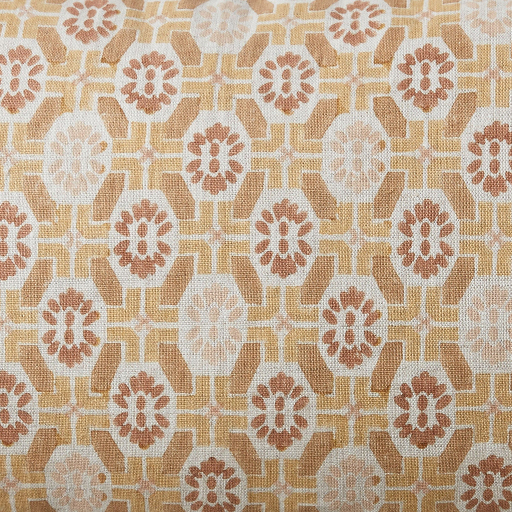 Ayana Block Print Lumbar Pillow